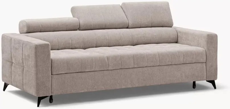 Sofa Nardo z funkcją spania - beżowy szenil Vibe 08