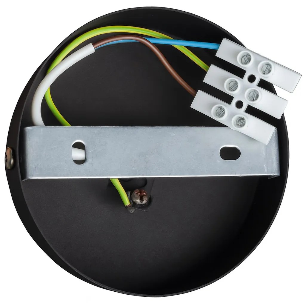 Lampa sufitowa potrójna czarna QUEEN 3xE27