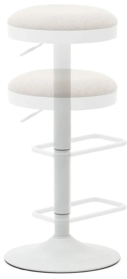 Beżowe hokery zestaw 2 szt. 58 cm Zaib – Kave Home