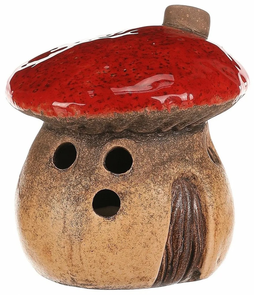 Świecznik Domek Grzyb, 1 szt., 12 x 12 x 13 cm