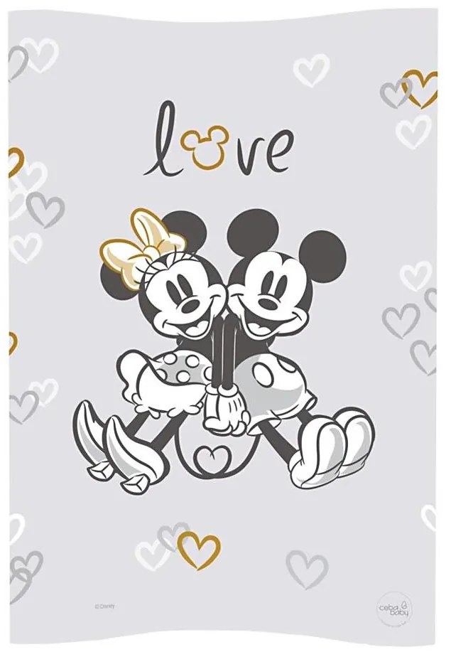 CebaBaby - Przewijak dwustronny COSY DISNEY 50x70 cm szary