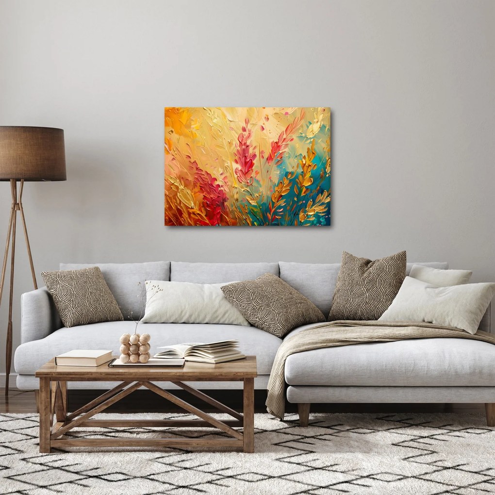 Obraz - Malowanie pola (70x50 cm)