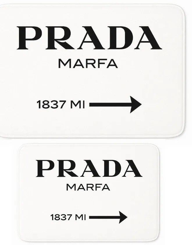Białe aksamitne dywaniki łazienkowe zestaw 2 szt. 60x100 cm Prada – Mila Home