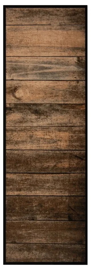 Brązowy chodnik Zala Living Cook & Clean WIld Wood, 50x150 cm