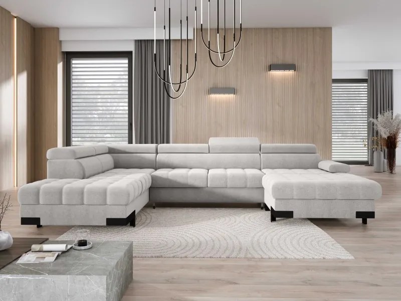 Narożnik SELVA XL Lewostronny z funkcją spania i pojemnikiem AUSTIN 17 WERSAL