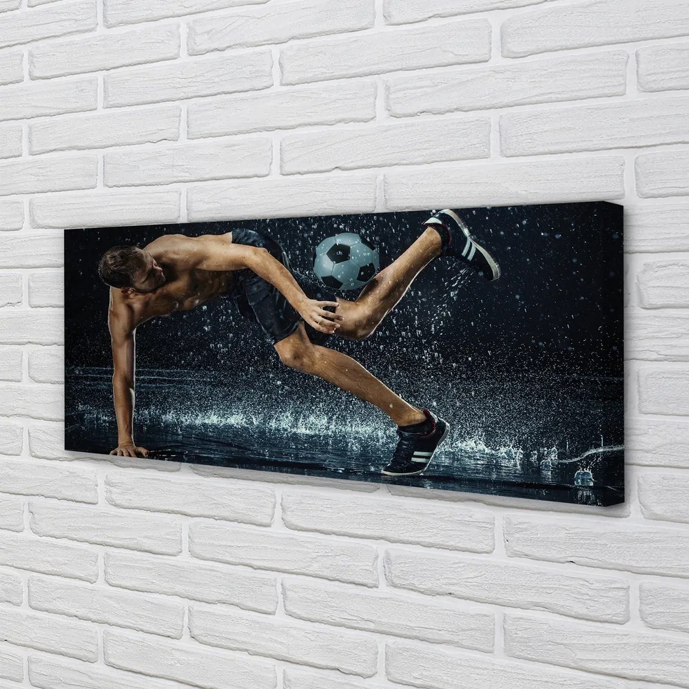 Zdjęcie na płótnie Pasja Gry W Deszczu