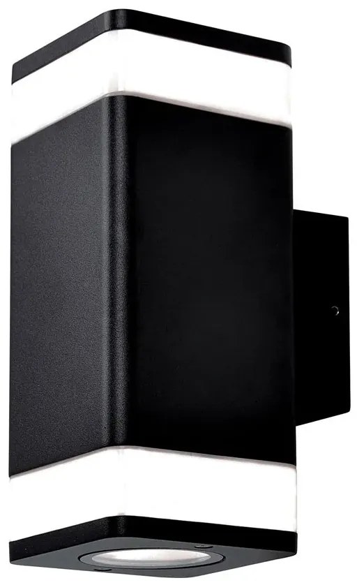 Czarny nowoczesny kinkiet zewnętrzny - A458 G2-T84