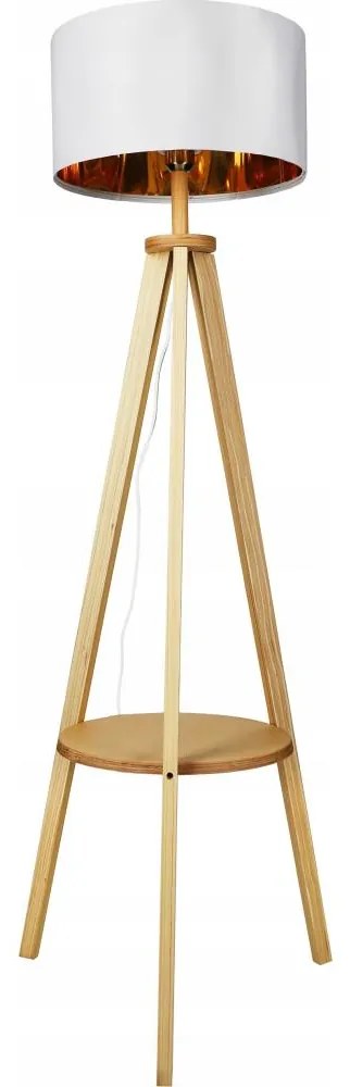 Lampa stojąca 1xE27/40W/230V biała