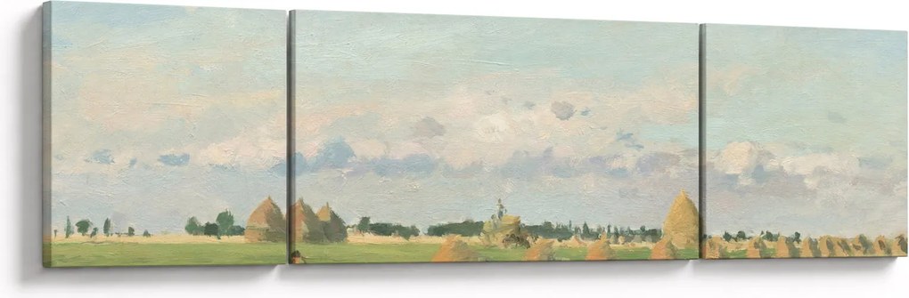 Obraz - Camille Pissarro, Landscape, Ile de France, reprodukcje (170x50 cm)