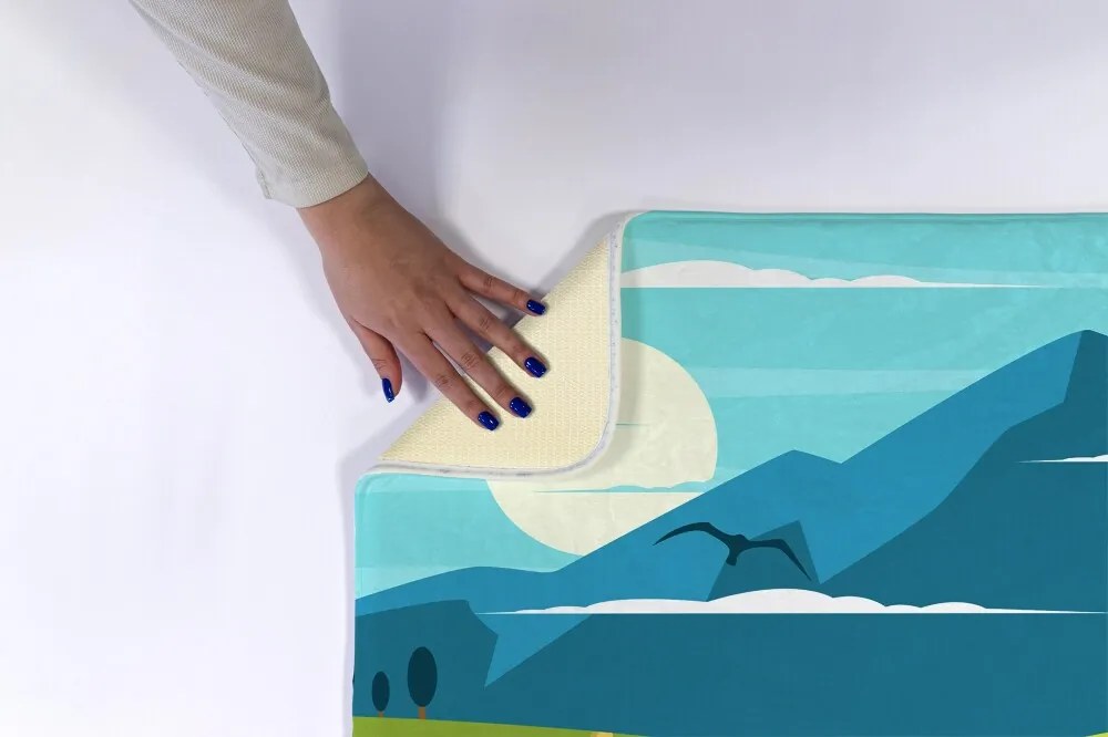 Dywanik do łazienki Dywanik do łazienki góry widok