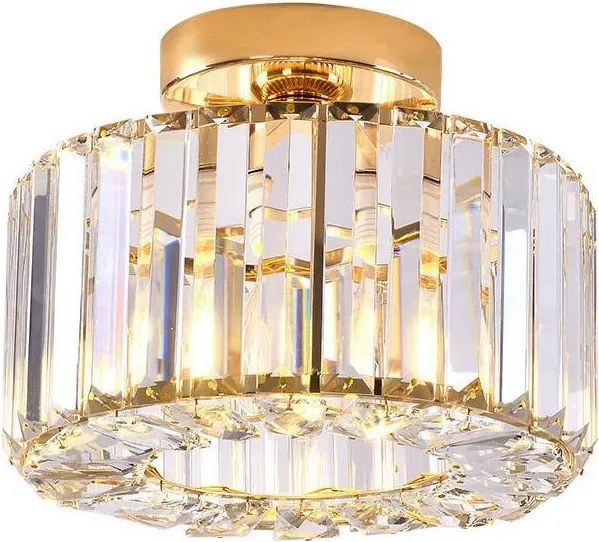 Lampa sufitowa VETRO 1xE27/15W/230V Ø 24,5 cm złota