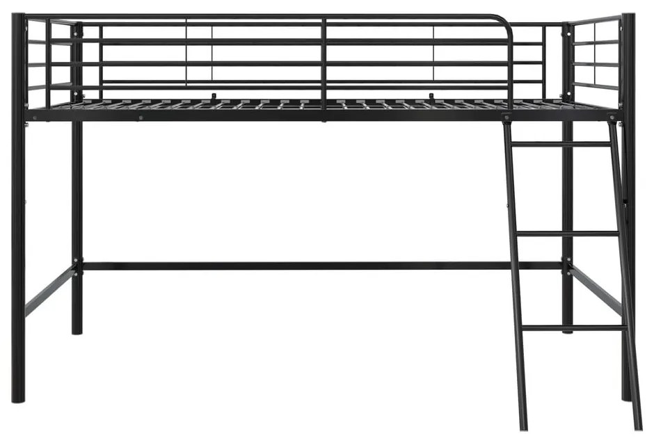 Czarne podwyższone łóżko dziecięce 90x200 cm Jodie – Støraa