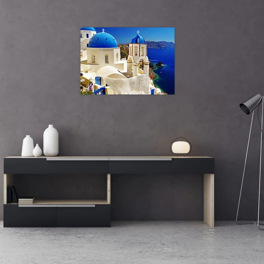Obraz - Santorini, Grecja (70x50 cm)
