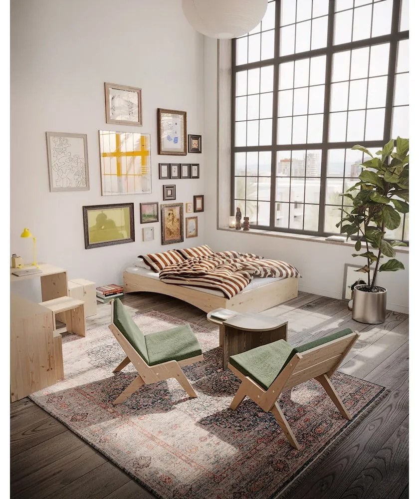 Ciemnoniebieski fotel Sway – Karup Design