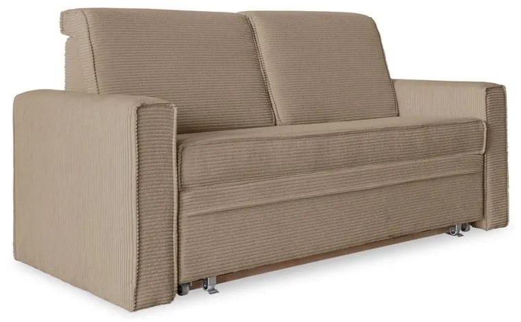 Beżowa rozkładana sofa 168 cm Lucky Lucy – Miuform