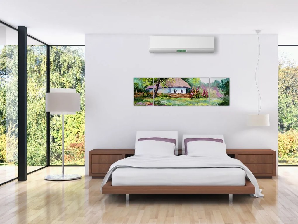 Obraz - Domek (170x50 cm)