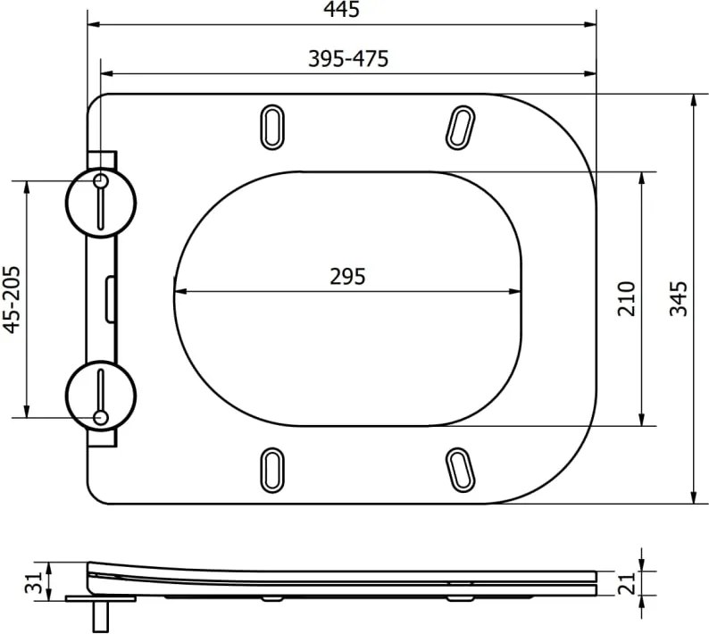 Mexen Teo deska wolnoopadająca slim, duroplast, cappuccino mat - 39840064