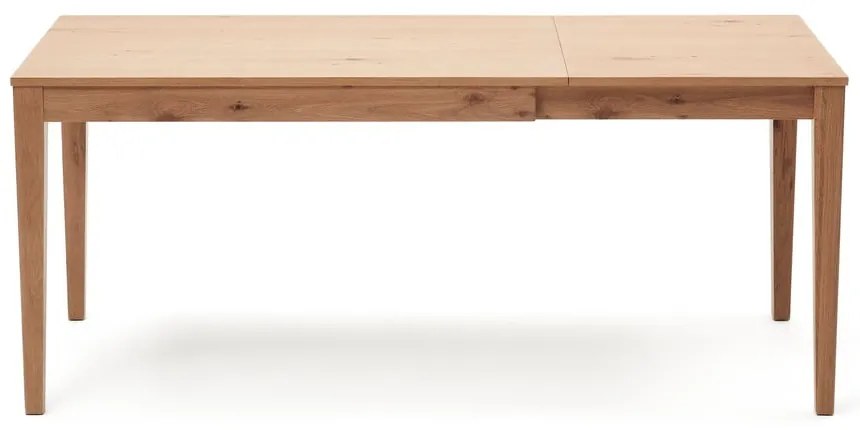 Rozkładany stół z dodatkowym blatem w dekorze dębu 80x120 cm Yain – Kave Home