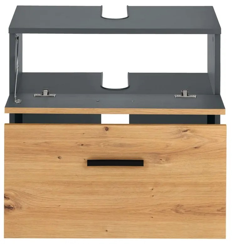 Szafka pod umywalkę w dekorze dębu 55x35 cm Malika – Støraa