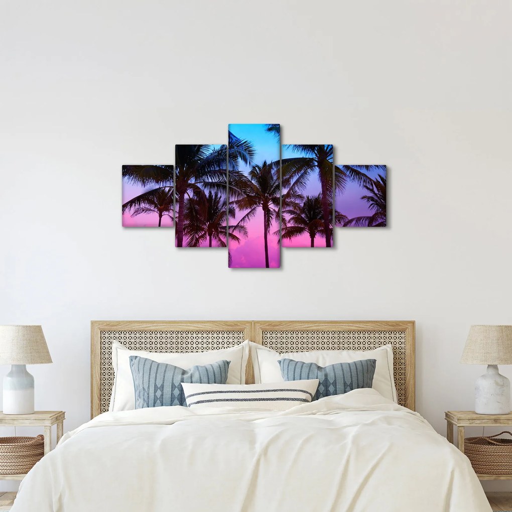 Obraz - Palmy w Miami (125x70 cm)