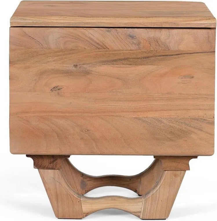 Stół Chevet z naturalnego drewna akacjowego