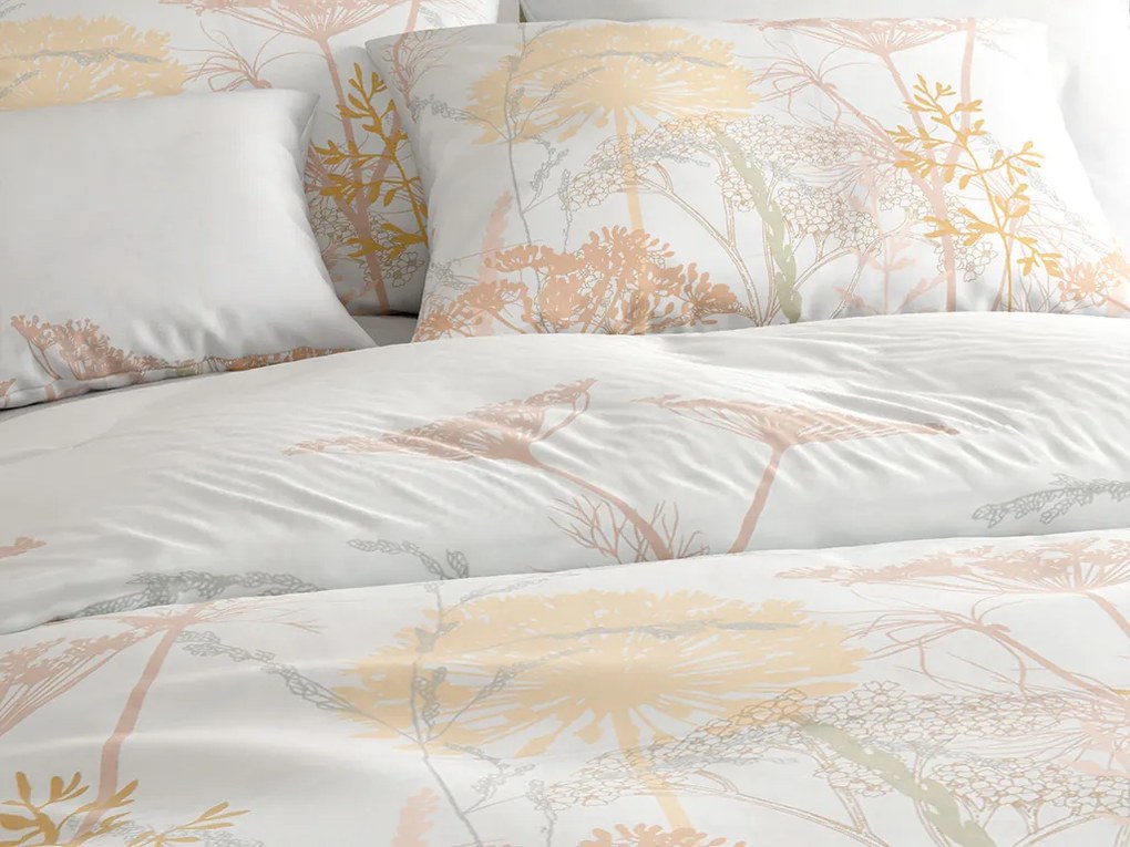 PrzytulneMieszkanie.pl PrzytulneMieszkanie.pl Pościel z bawełny Renforcé CARAWAY kremowa Rozmiar pościeli: 70 x 90 cm | 140 x 200 cm