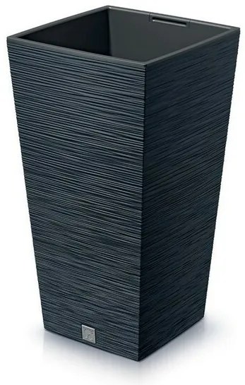 Doniczka FURU SQUARE 39,5 cm, antracytowy, 39 cm