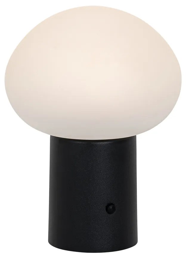 Zewnetrzna Lampa stołowa czarna, w tym LED, 3-stopniowy ściemniacz, ładowalna - LouiseDesignerski Oswietlenie zewnetrzne