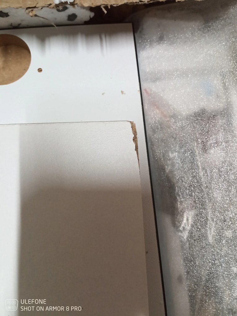 PROMOCJA Biała szafka pod umywalkę MASON BL13, czarny wysoki połysk HG II. jakość