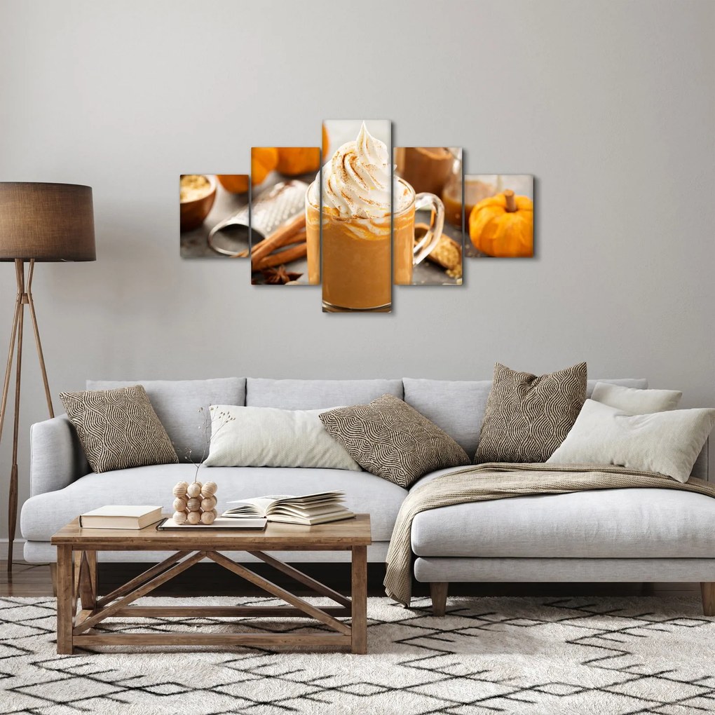 Obraz - Dyniowa latte (125x70 cm)