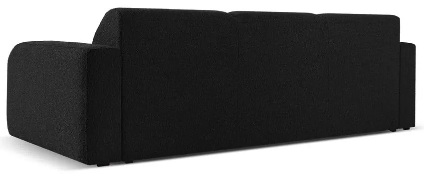 Czarna sofa z materiału bouclé 235 cm Molino – Micadoni Home