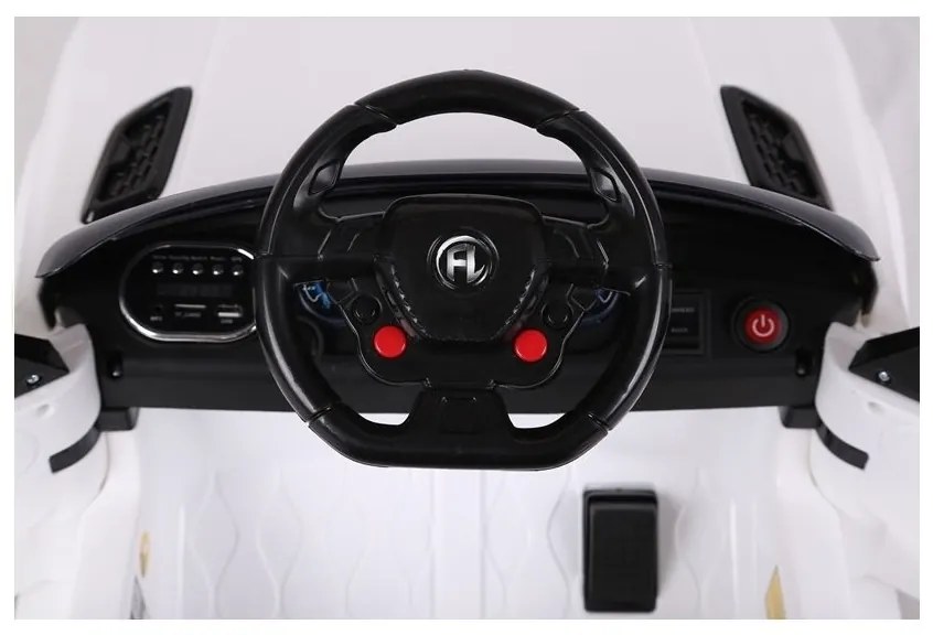 Auto na akumulator hl1638 biały
