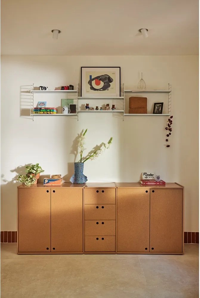 Komoda w naturalnym kolorze 197x80x40 cm Wally – Teulat