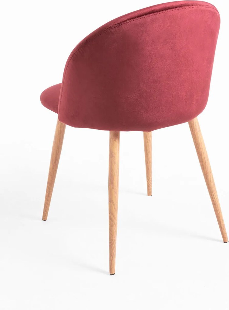 Zestaw 4 Krzese Vint Aksamitne