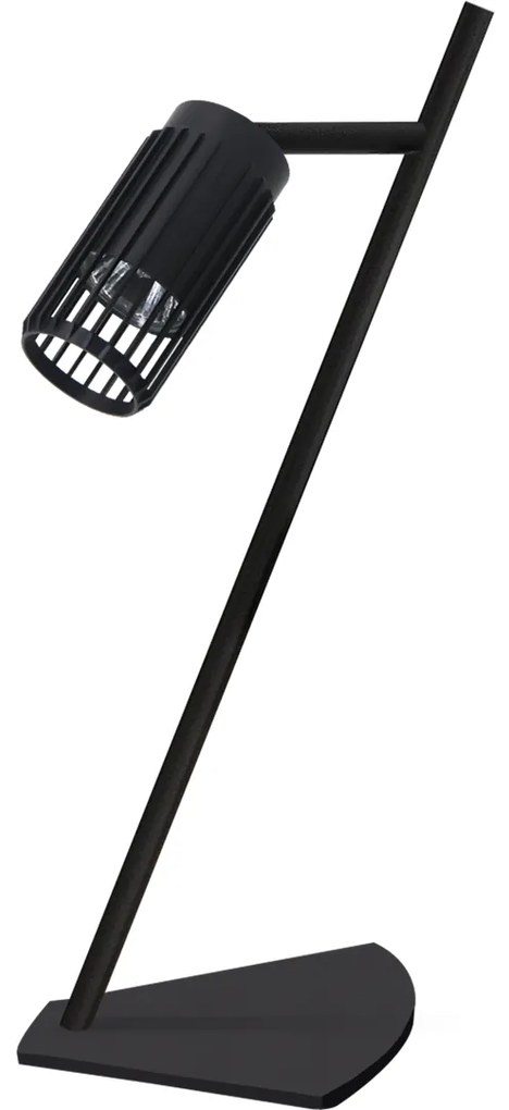 VERTICAL BLACK LAMPKA GABINETOWA 1xGU10, na biurko, na stół, czarna