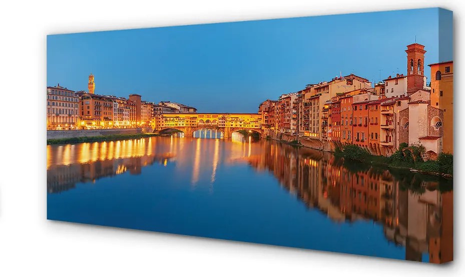 Zdjęcie na płótnie Nocne Mosty we Włoszech