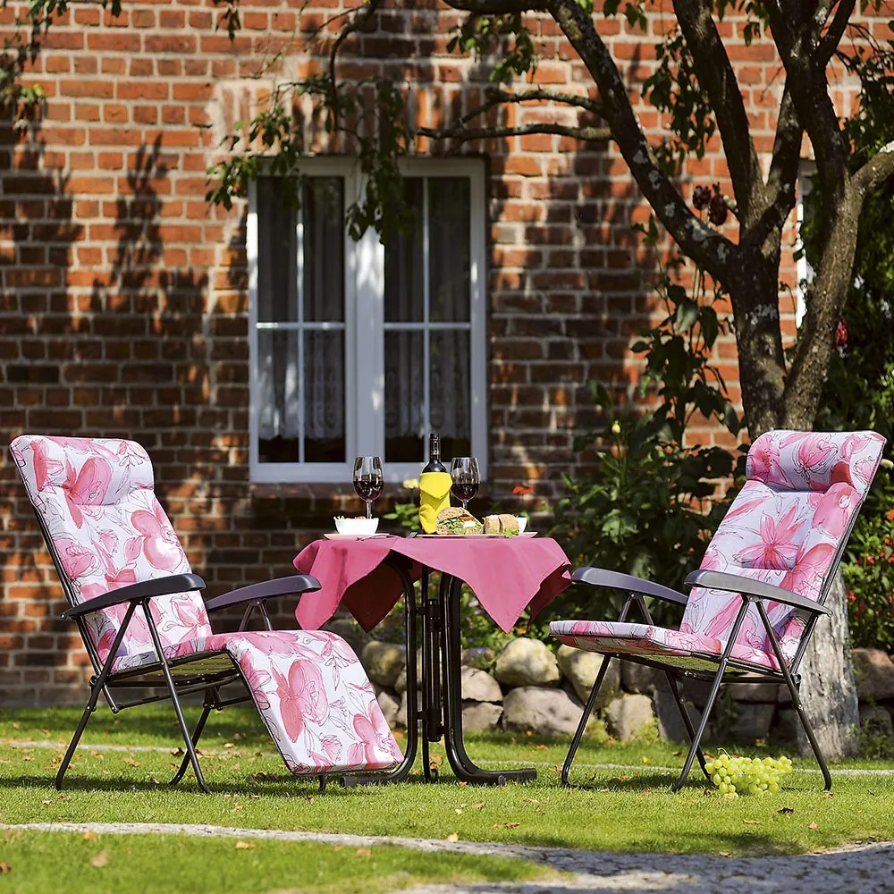 Stolik ogrodowy Dine &amp; Relax 70 cm punti / antracyt PATIO