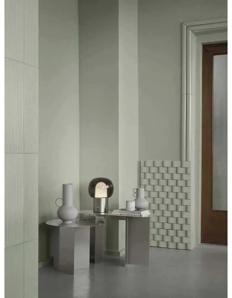 Okrągły stolik ze stali nierdzewnej ø 50 cm Oru – Blomus