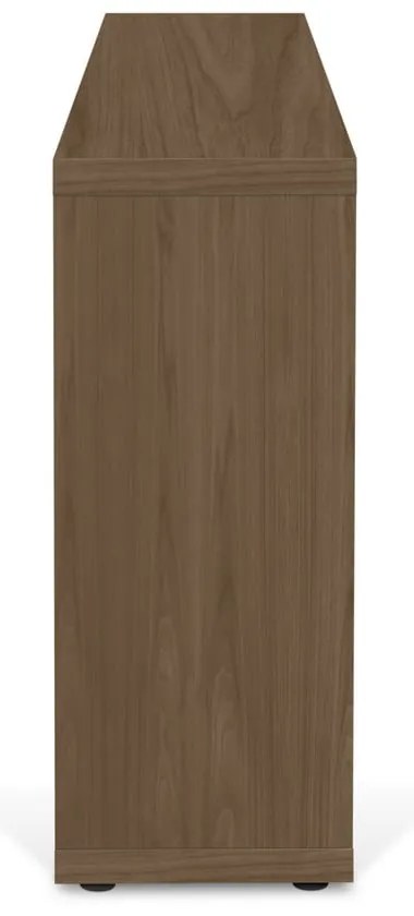 Brązowy regał w dekorze orzecha 150x83 cm Berlin – TemaHome