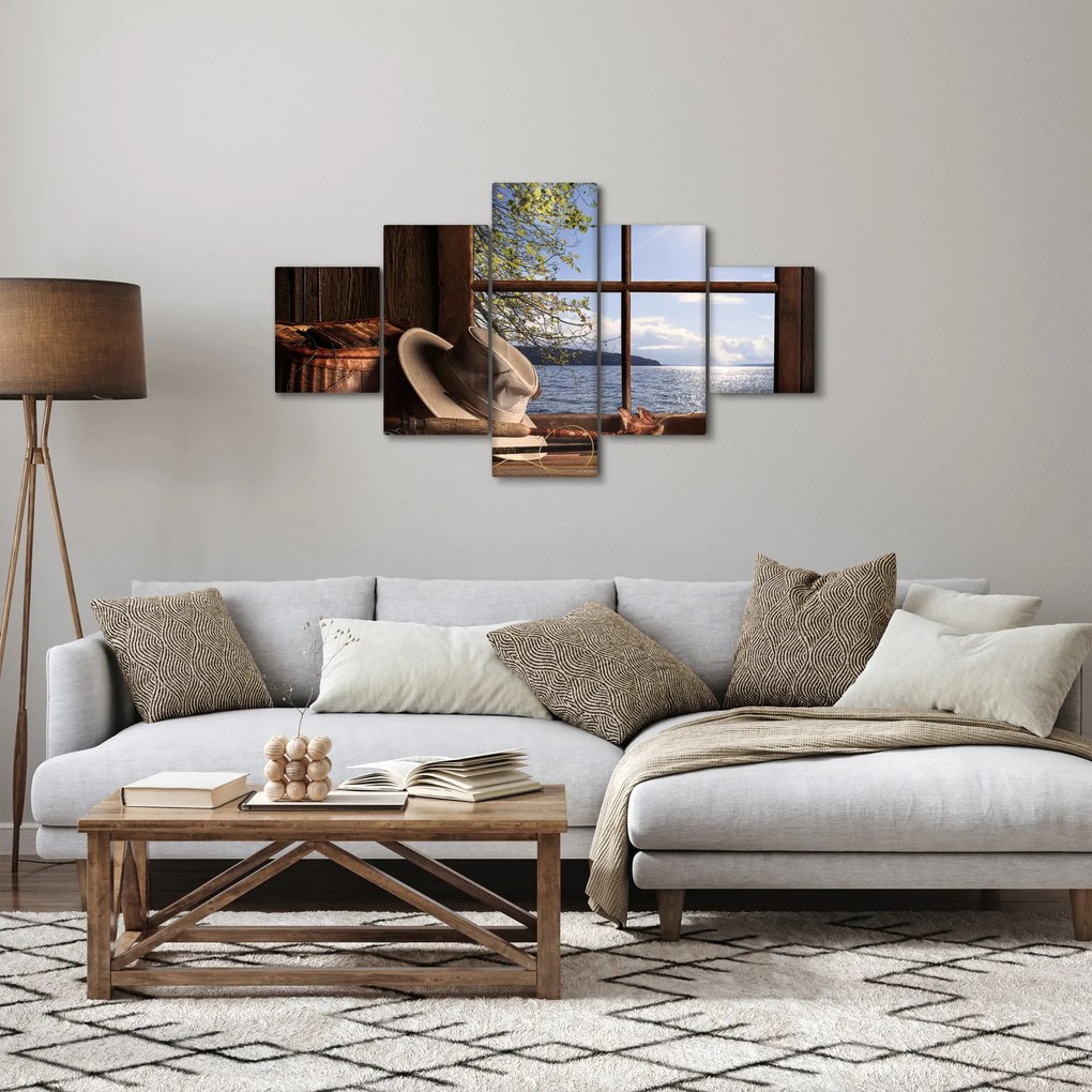 Obraz - Rybackie wyposażenie (125x70 cm)