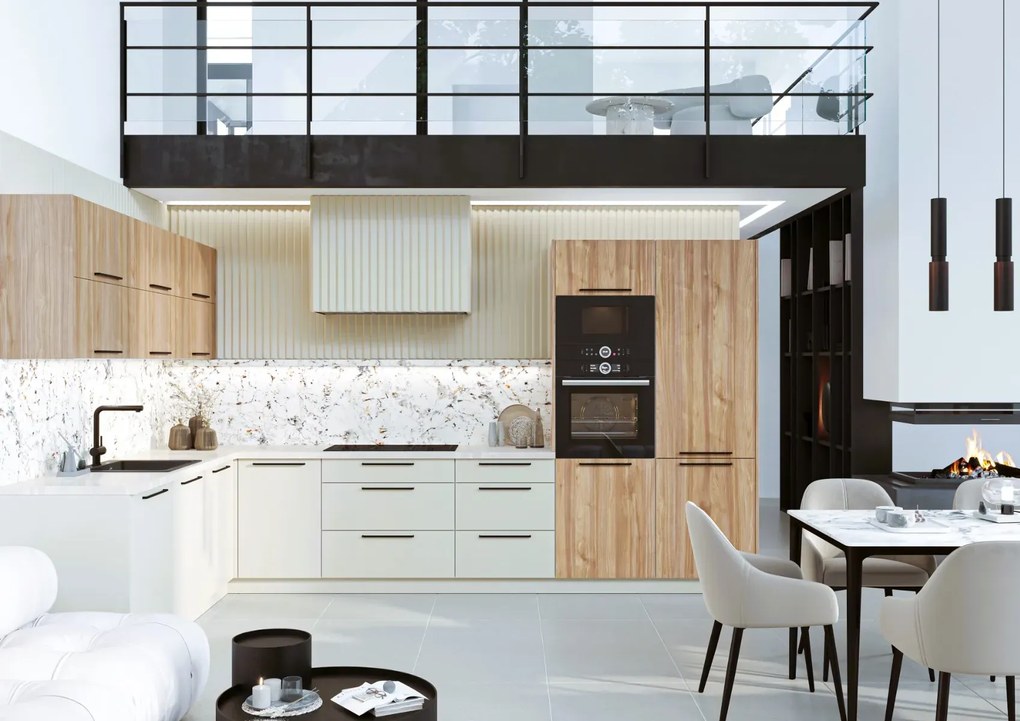 Szafka pod piekarnik 60 DENIS D60 PK/2333 P/L dąb London STOLKAR