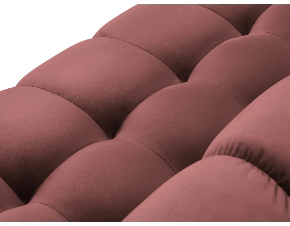 Różowa aksamitna sofa Cosmopolitan Design Bali