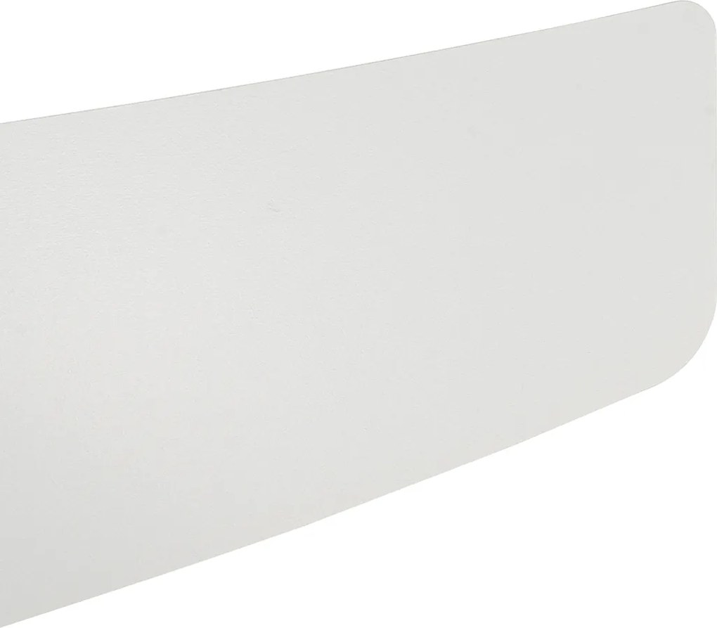 Inteligentny wentylator sufitowy biały z drewnianym nadrukiem 132 cm z LED z możliwością ściemniania z pilotem - Cool