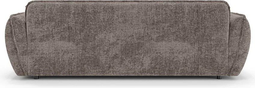 Szarobrązowa sofa z tkaniny szenilowej 250 cm Nelia Big – Ropez
