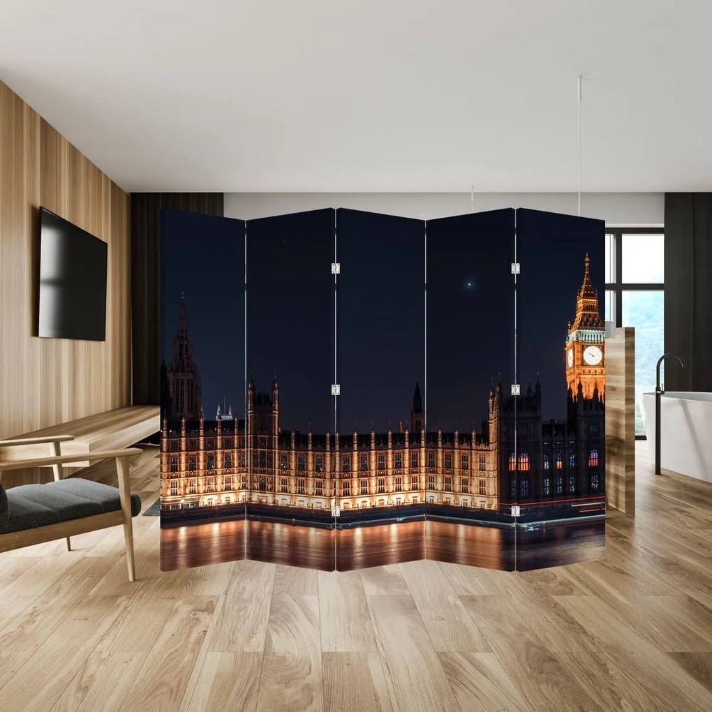 Parawan - Big Ben w Londynie (210x170 cm)