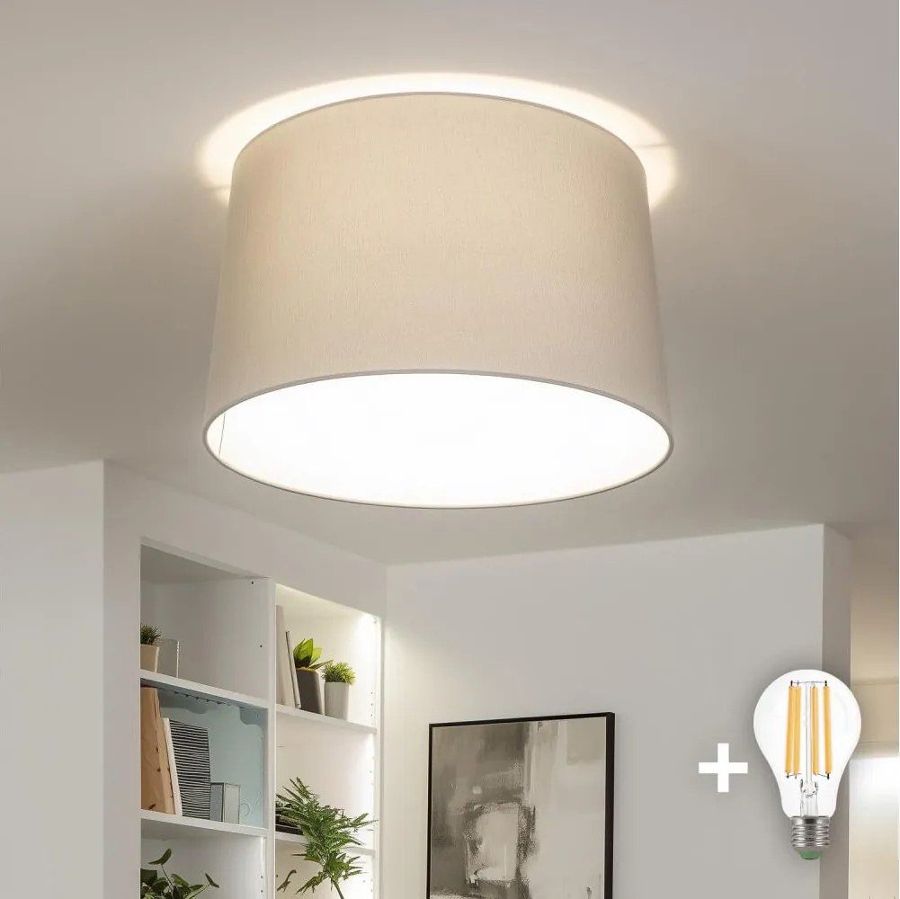 Brilagi - LED Przysufitowy żyrandol CERIA 1xE27/40W/230V Ø 45 cm szary