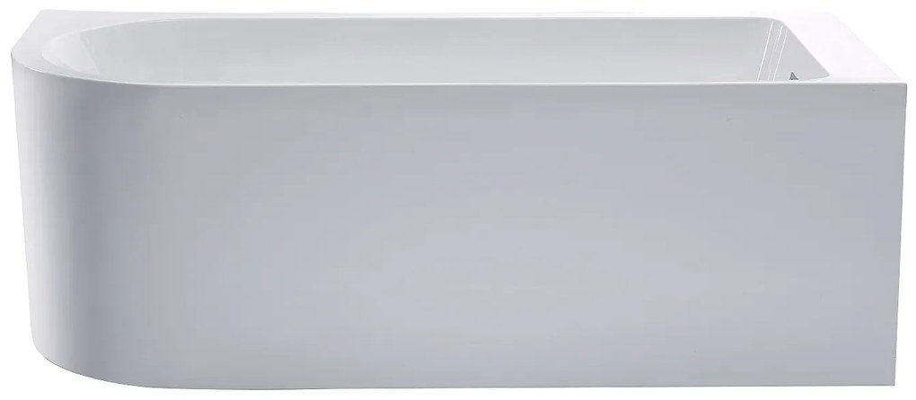 Wanna narożna - 201L - 150 x 75 x 58 cm - Biała - Prawy narożnik - ANIKA