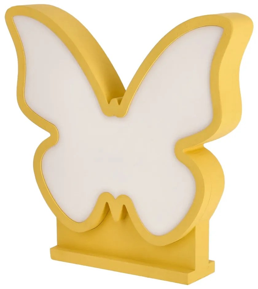 Żółta lampka dziecięca Butterfly – Candellux Lighting