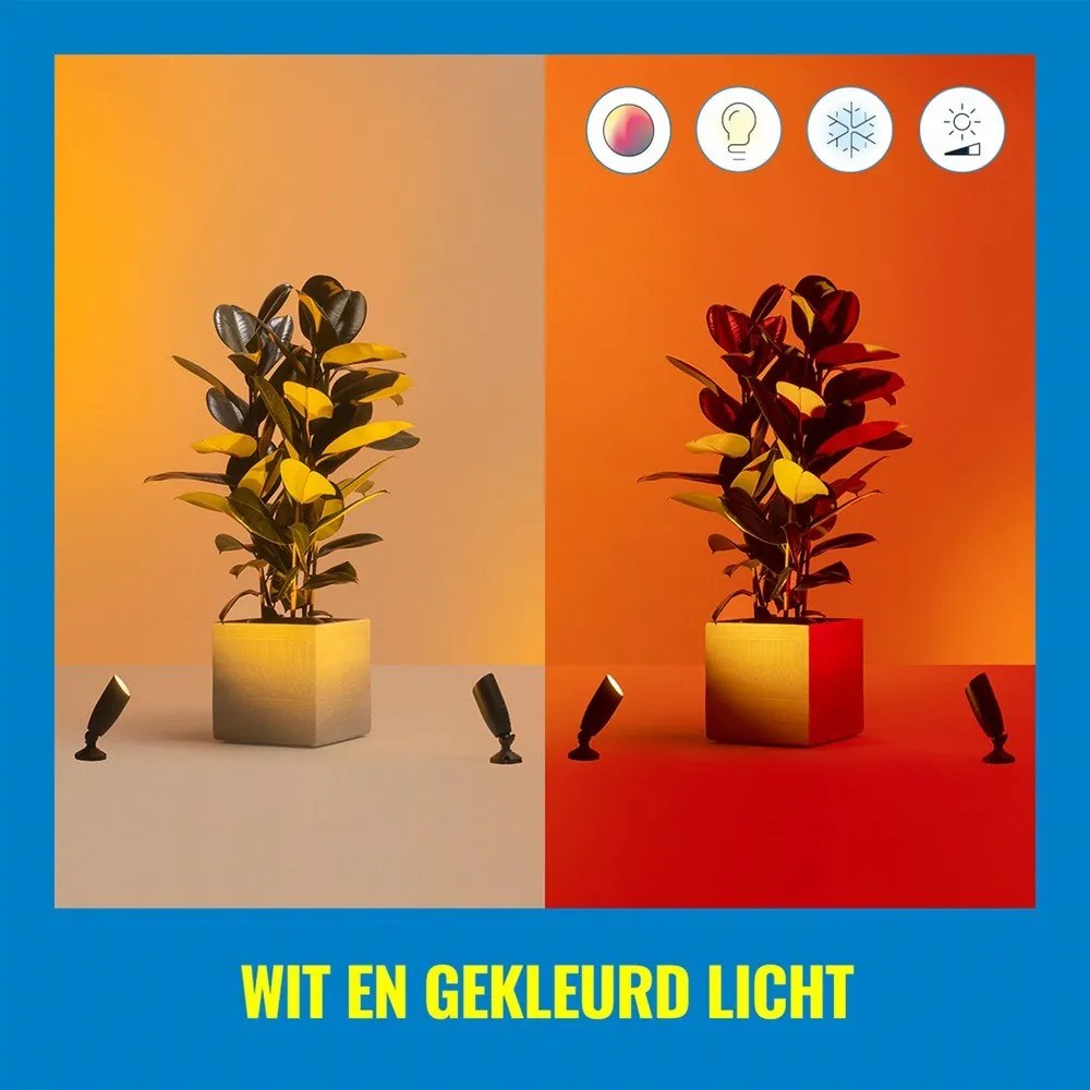 Inteligentna lampa zewnętrzna LED 5 W Ground Spot Starter Kit – WiZ