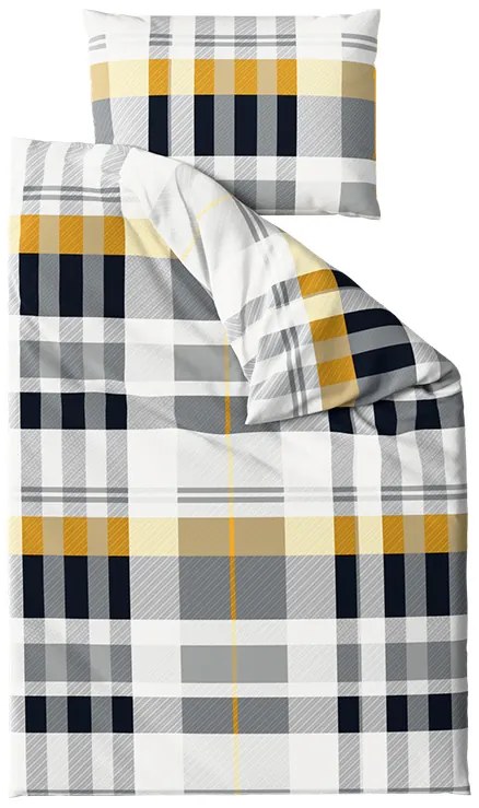 PrzytulneMieszkanie.pl PrzytulneMieszkanie.pl Pościel z mikrofibry GREY LINE szara Rozmiar pościeli: 70 x 90 cm | 140 x 200 cm